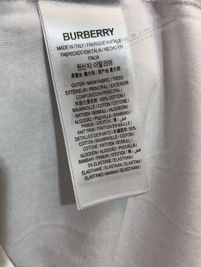 Burberry新款短袖 巴寶莉2020新款刺繡T恤 頂級品質  tzy2557